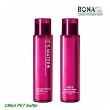 Alta Qualidade 130ml Red Rodada Pet Bottle para Toner